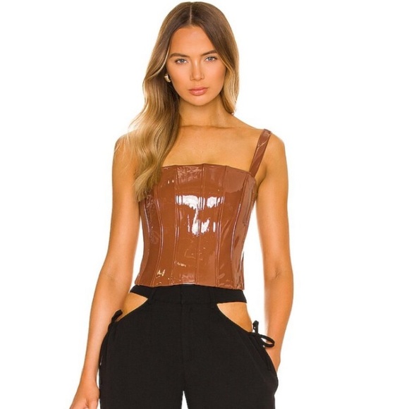 Ember leather corset top h:ours from revolve XS - Picture 1 of 7